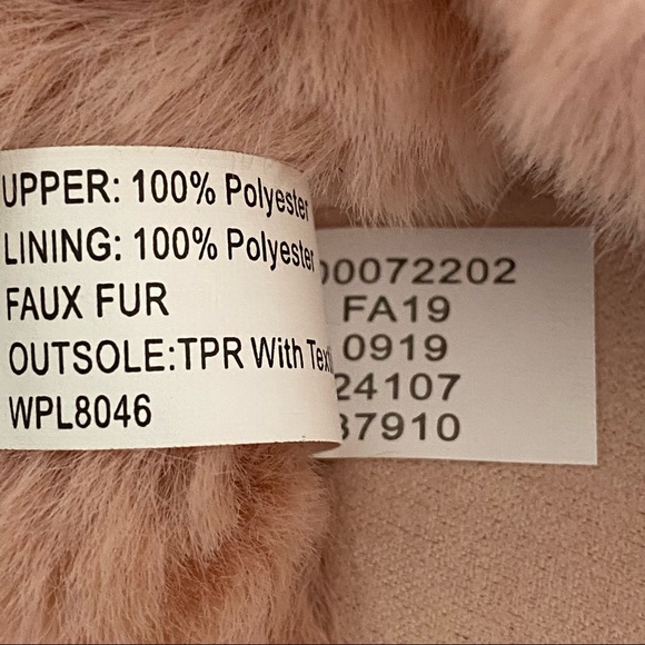 Inc International Concepts Double Band Faux Fur Slide Slippers Size Large - Picture 7 of 8